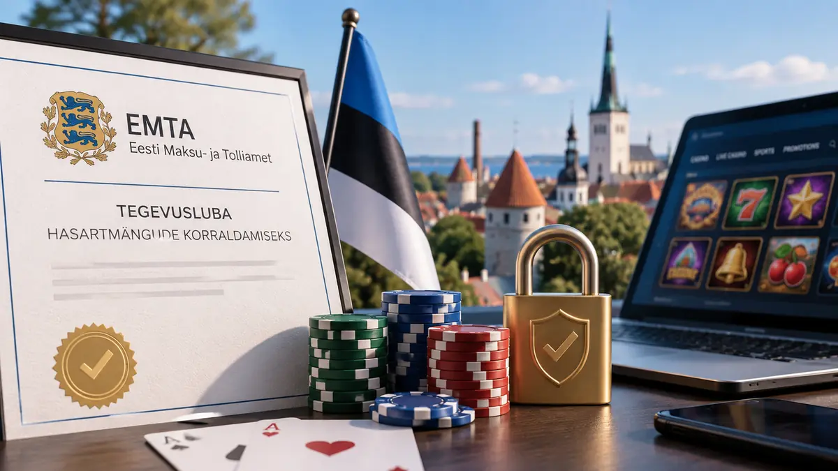EMTA-lisenssi – Viron vero- ja tulliviranomaisen myöntämä rahapelilupa